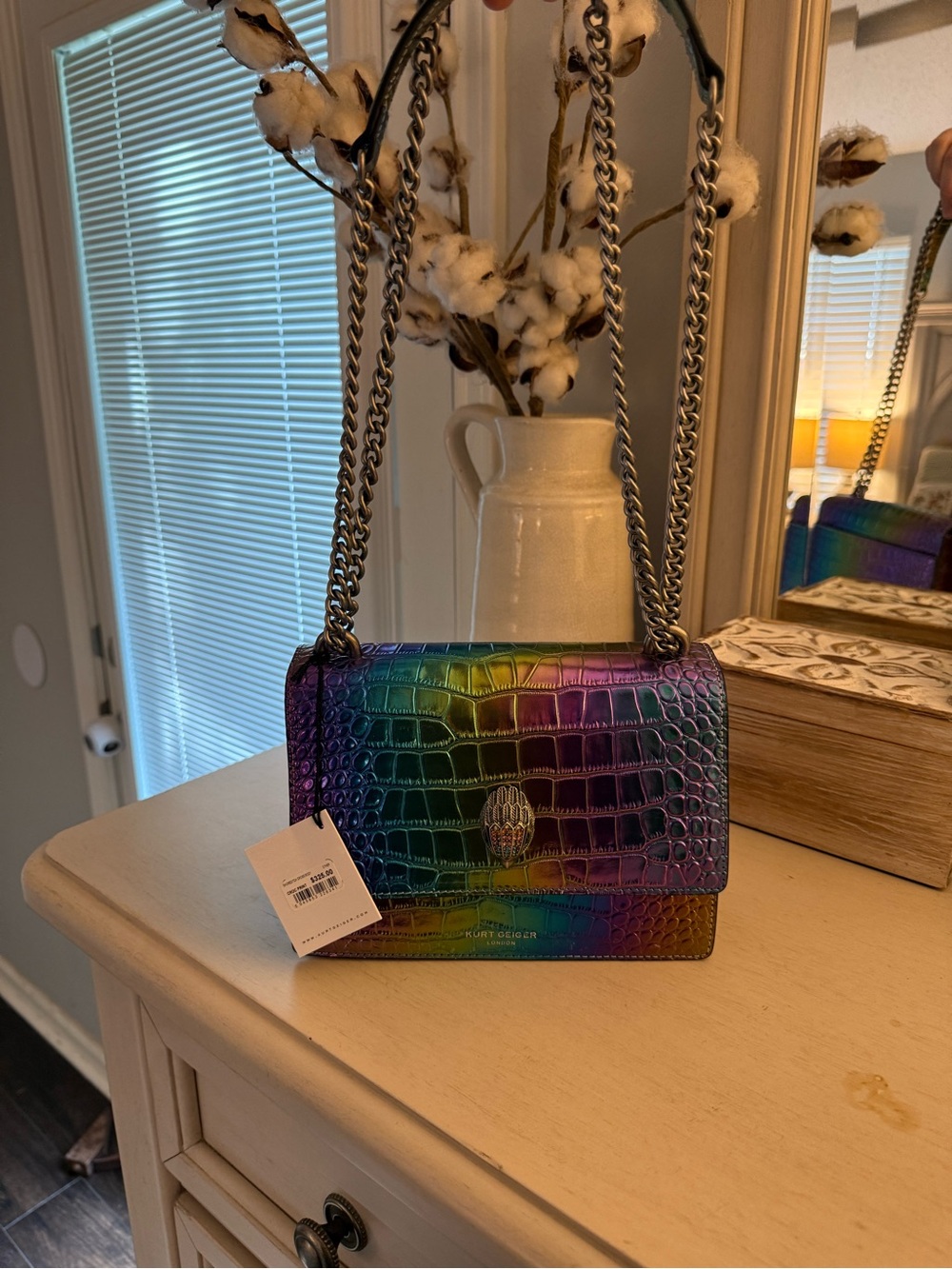 Kurt Geiger Shoreditch Rainbow Bag